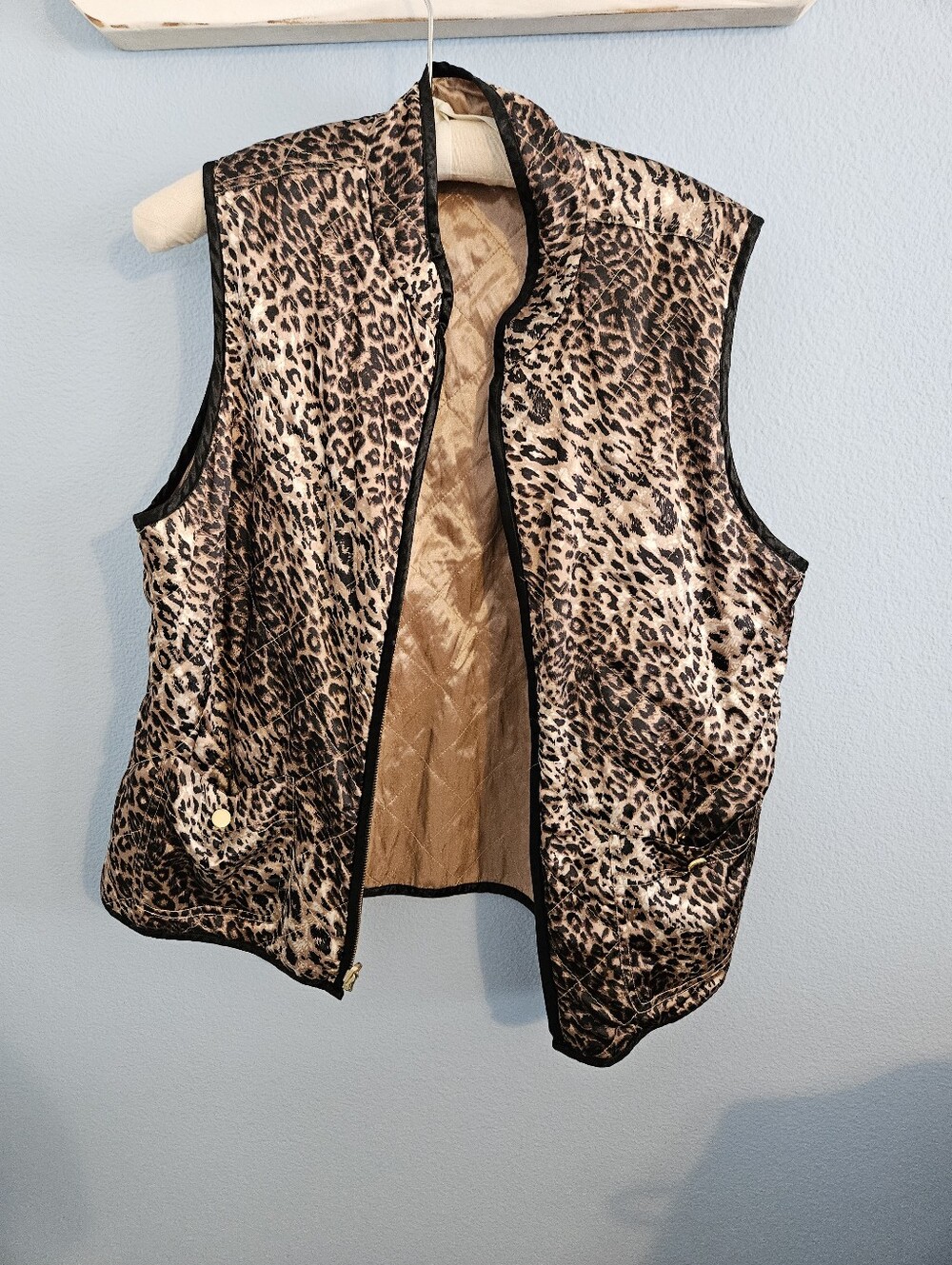 Chico's Reversible Quilted Vest.